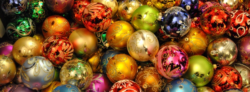 Holidays Christmas New Year Balls