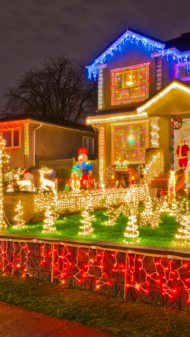 Houses Christmas Design Lights