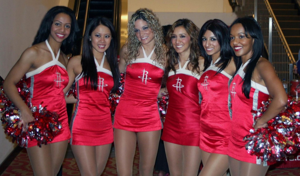 Houston Rockets Nba American Basketball Power Dancers