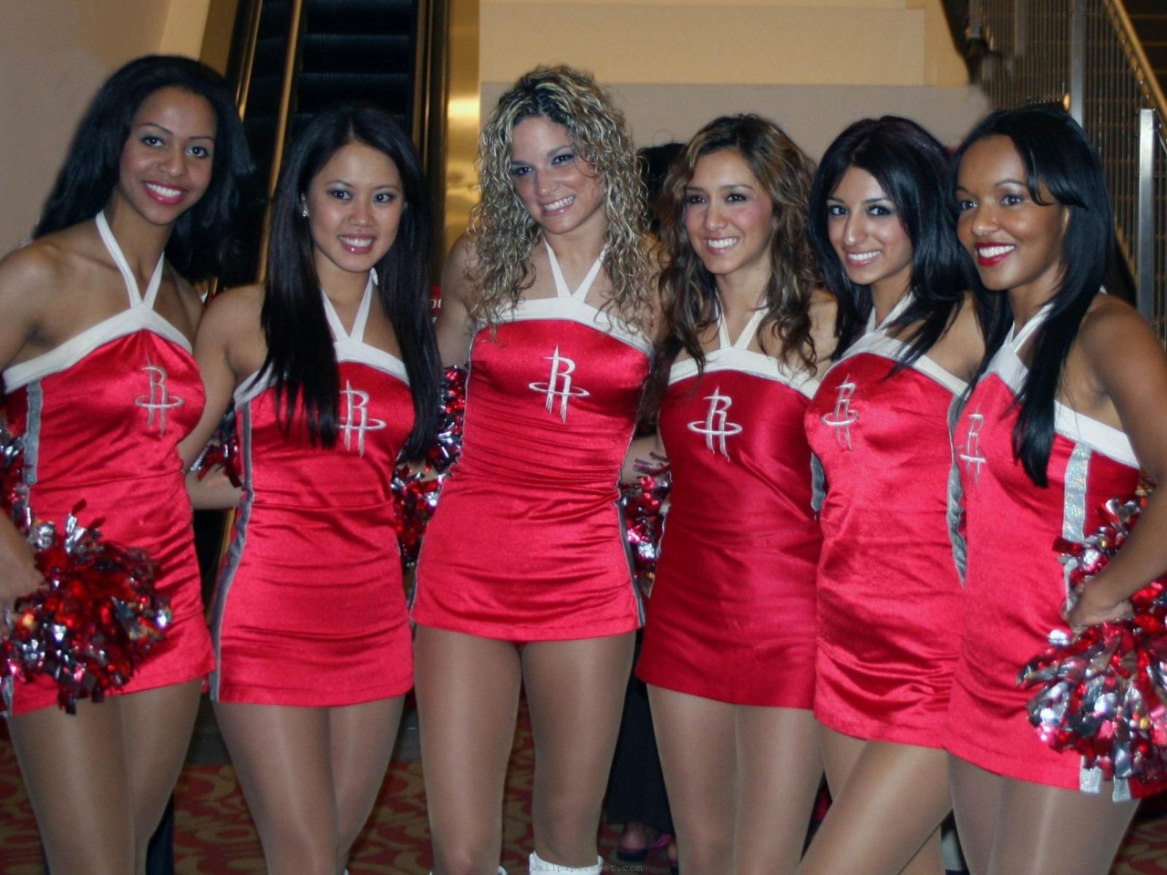 Houston Rockets Nba American Basketball Power Dancers