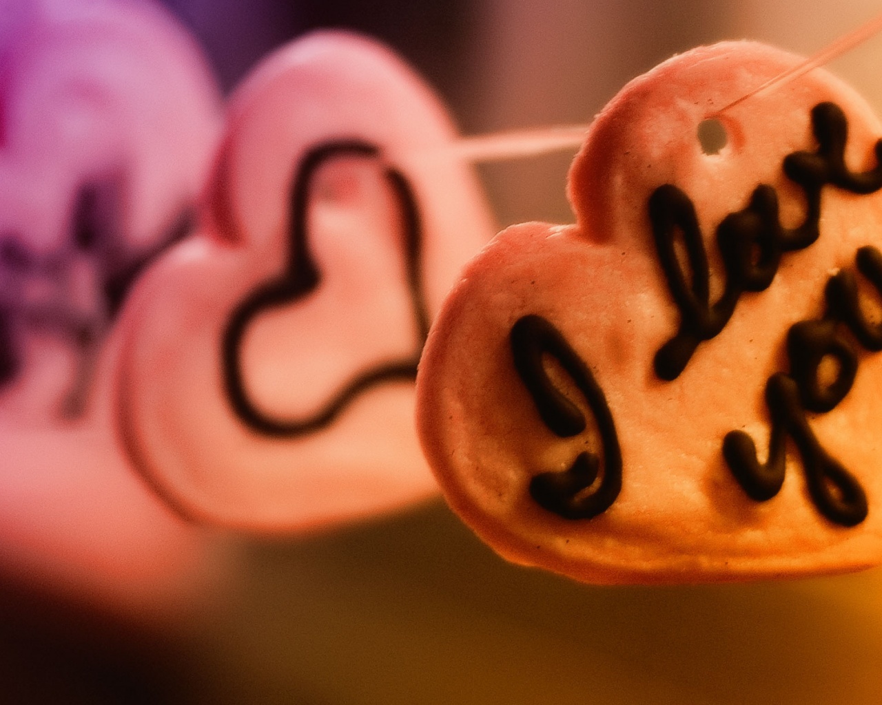 I Love You Cookies
