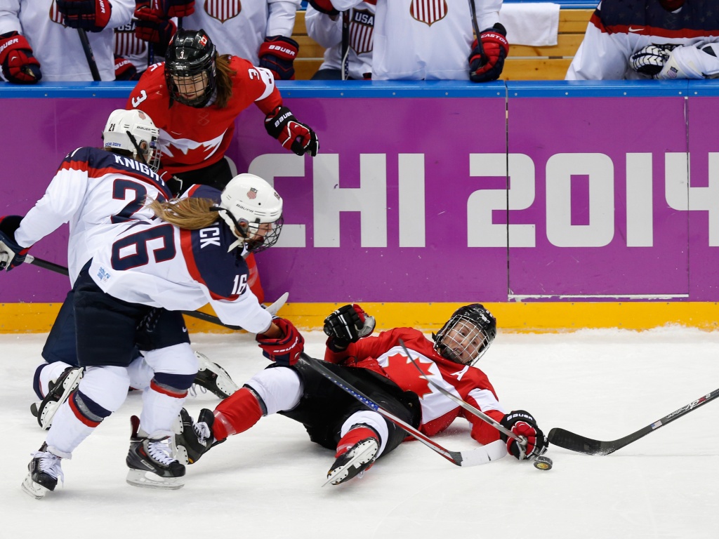 Ice Hockey Women Match In Sochi 2014