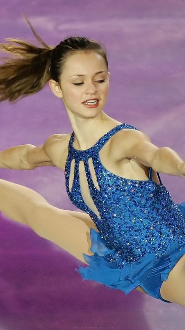 Ice Skating Sasha Cohen Figure Skater