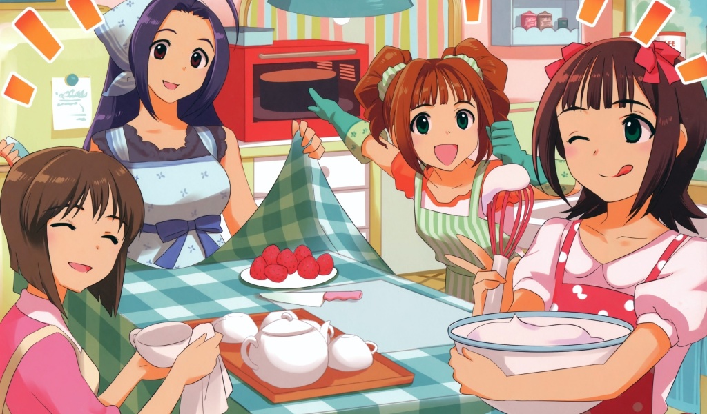 Idolmaster Xenoglossia Food Happy Anime