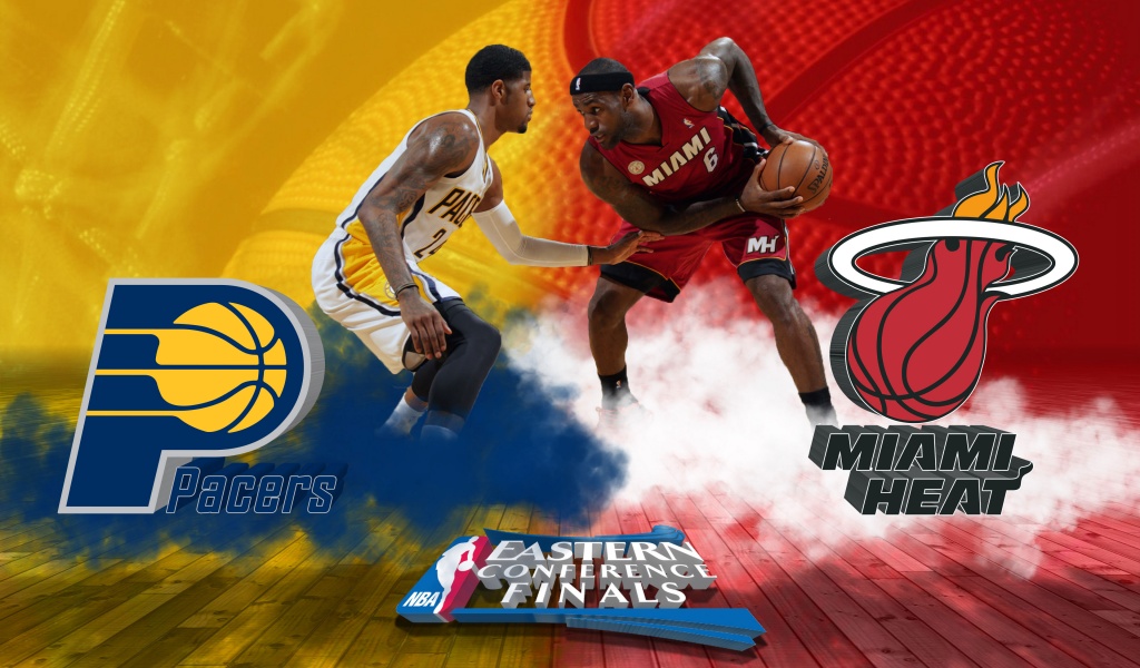 Indiana Pacers Vs Miami Heat 2014