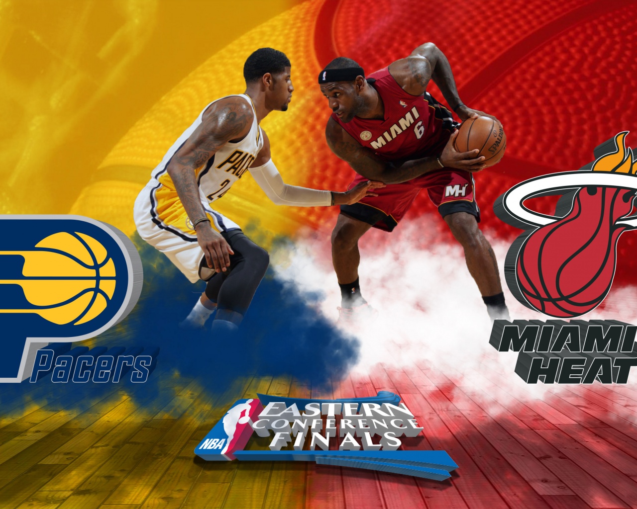 Indiana Pacers Vs Miami Heat 2014