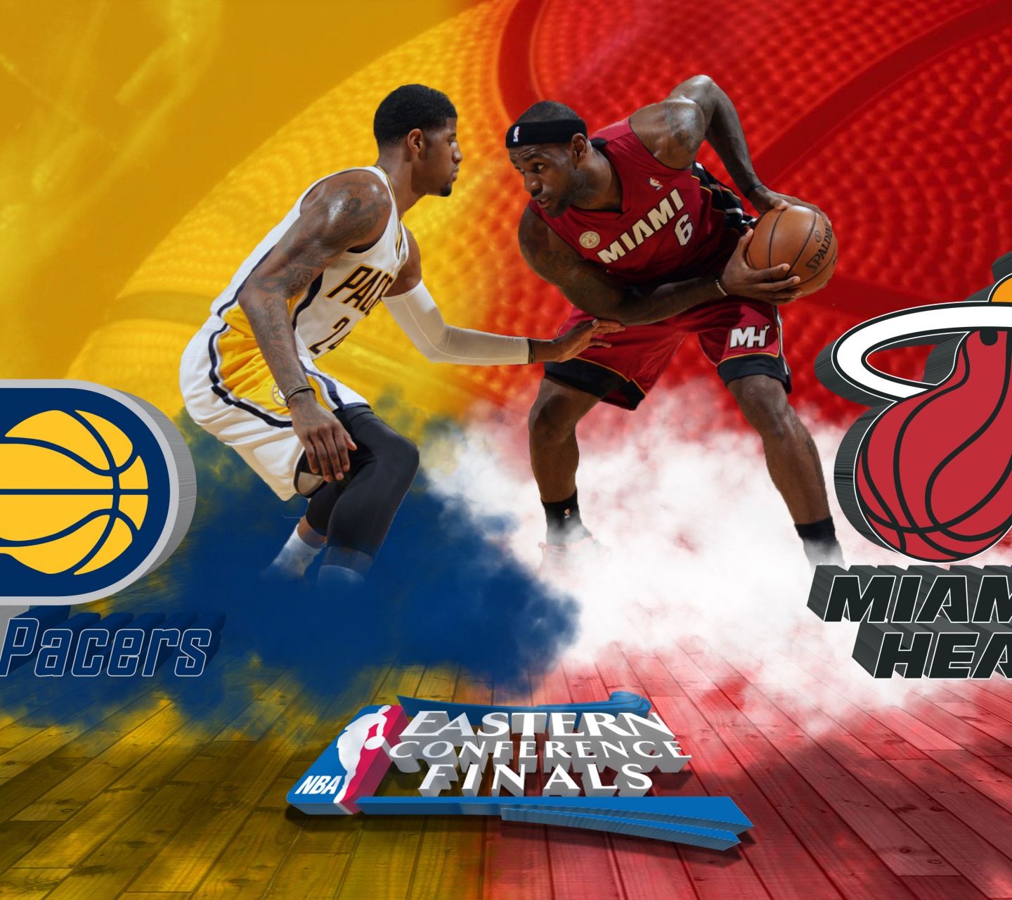 Indiana Pacers Vs Miami Heat 2014