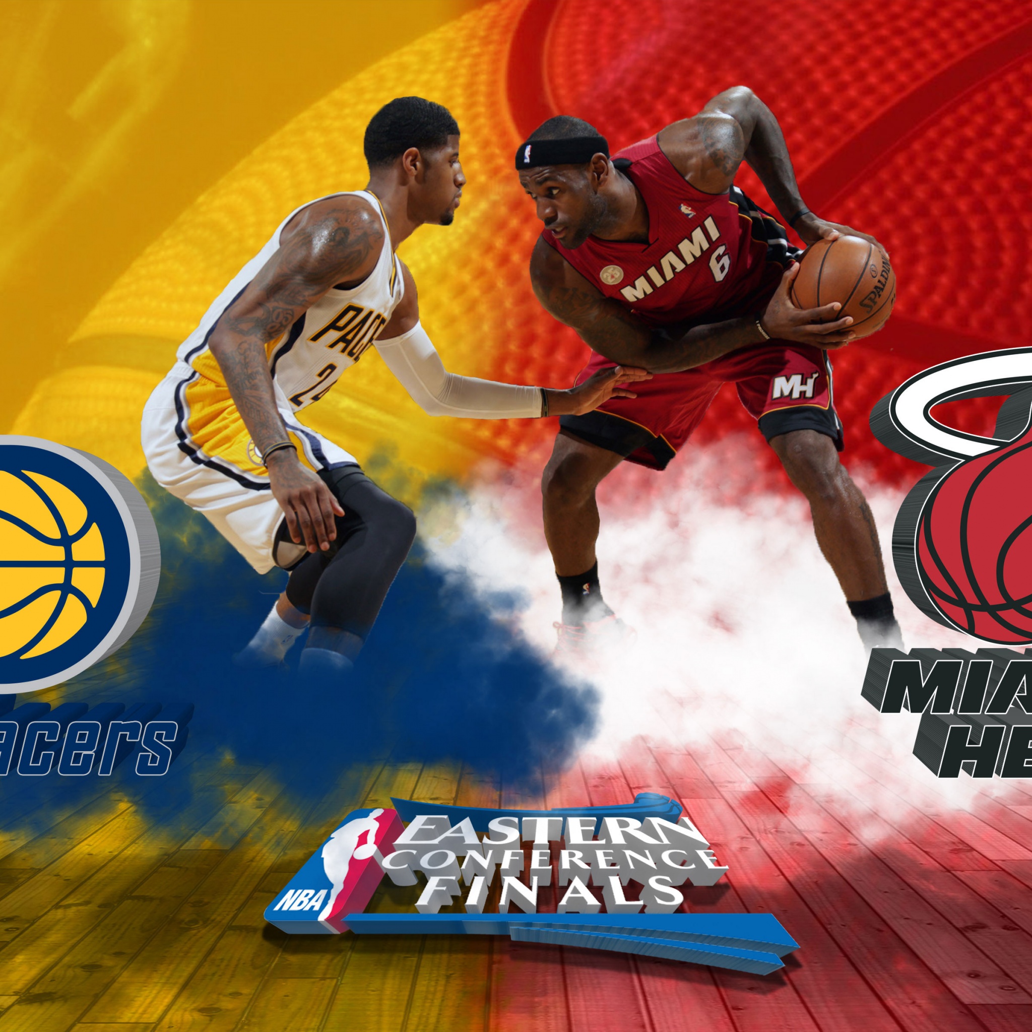 Indiana Pacers Vs Miami Heat 2014