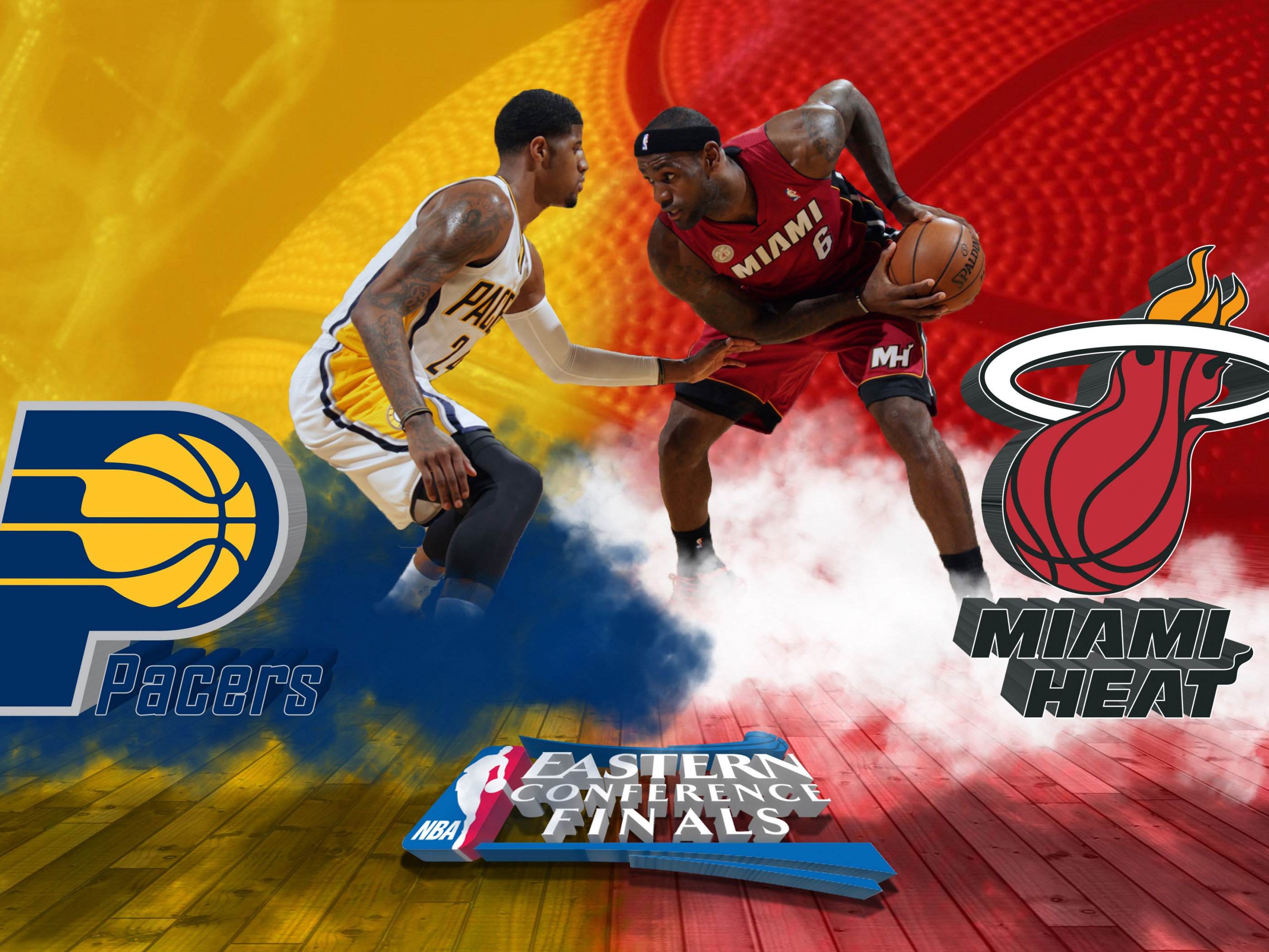 Indiana Pacers Vs Miami Heat 2014