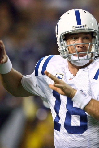 Indianapolis Colts American Football Quarterback Peyton Manning