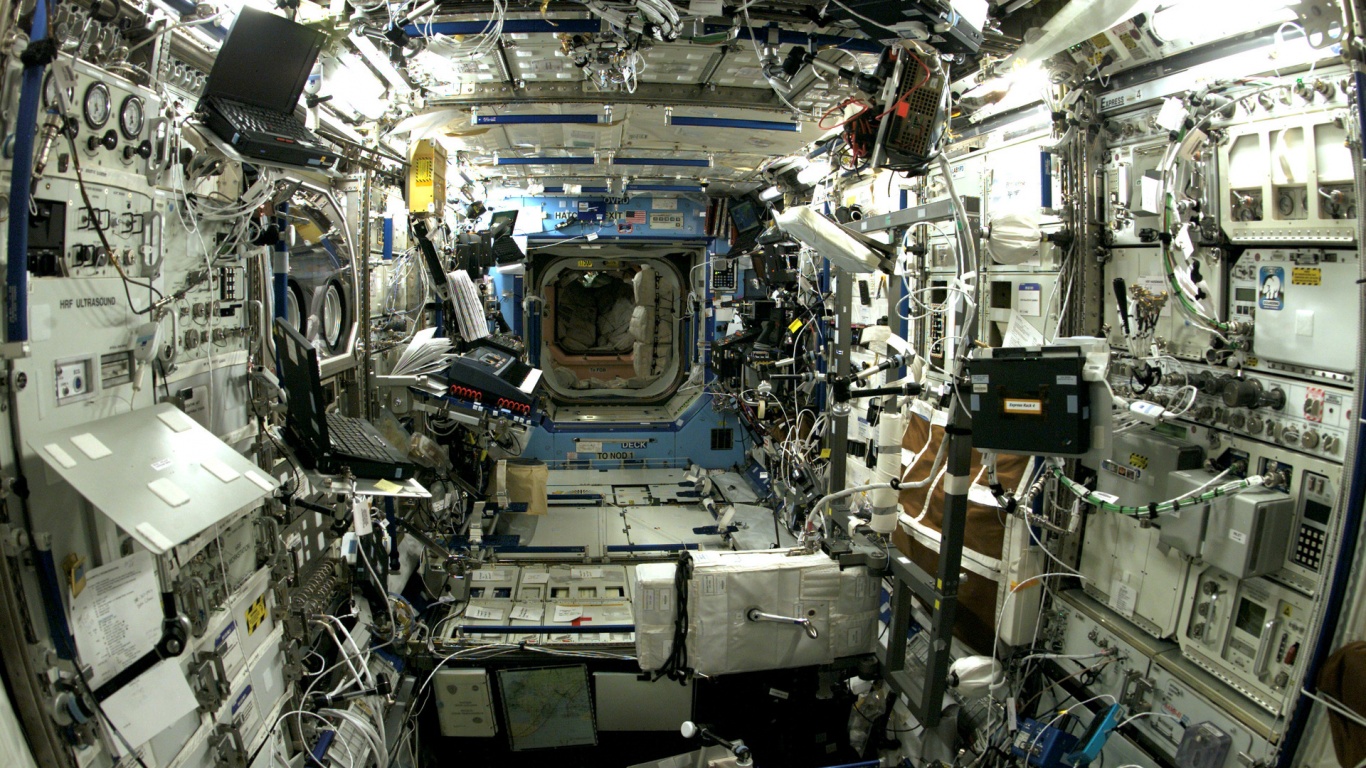 Inside Space Shuttle