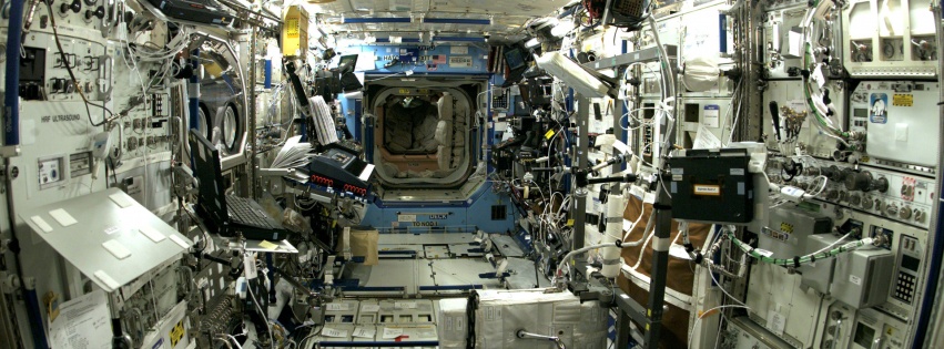 Inside Space Shuttle