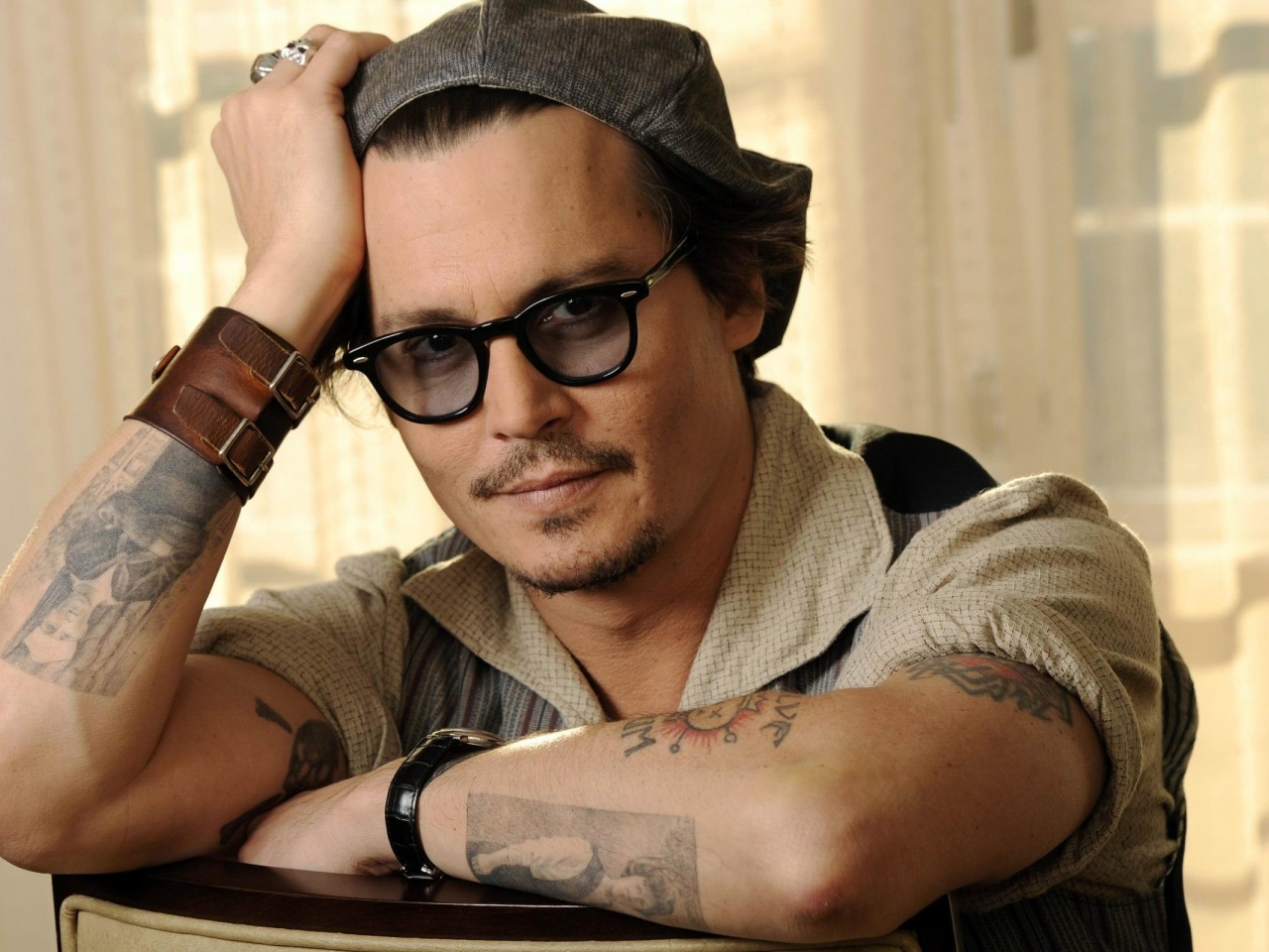 Johnny Depp In Glasses