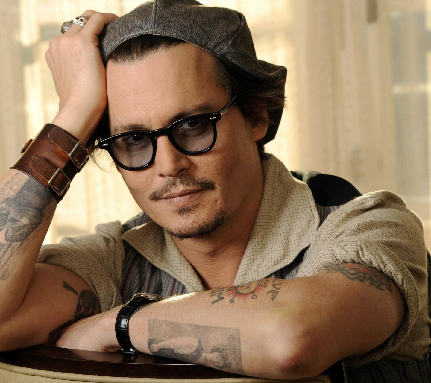 Johnny Depp In Glasses