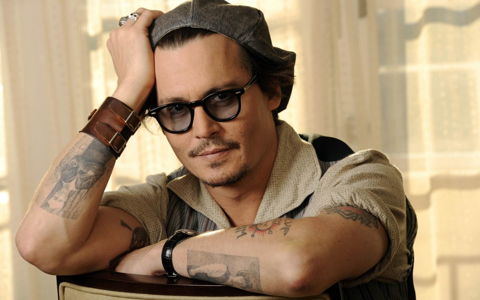 Johnny Depp In Glasses