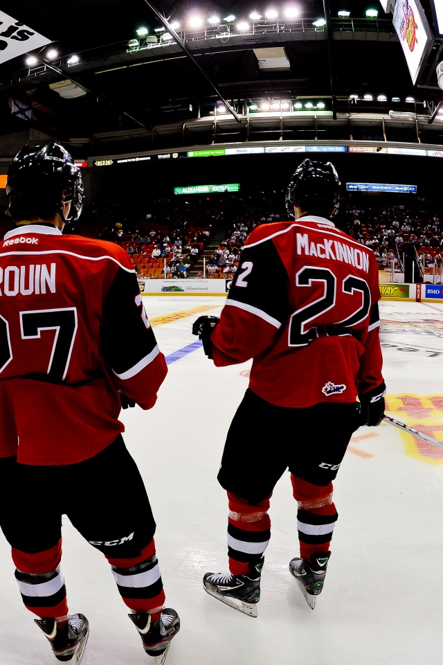 Jonathan Drouin And Nathan MacKinnon