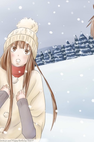 Kimi Ni Todoke Winter Snow Sawaki Kazehaya