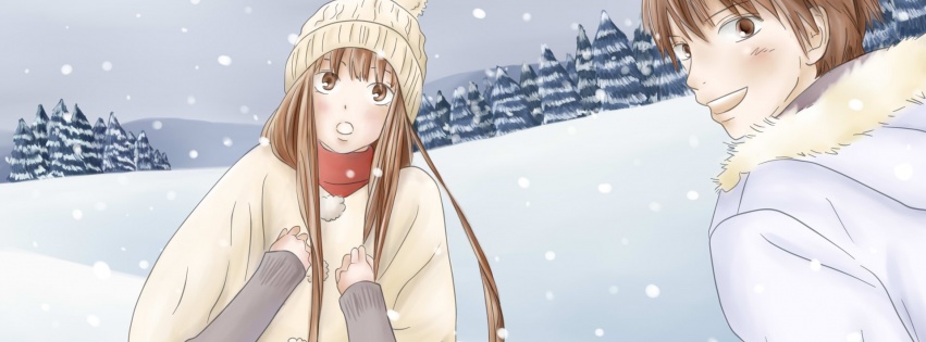 Kimi Ni Todoke Winter Snow Sawaki Kazehaya