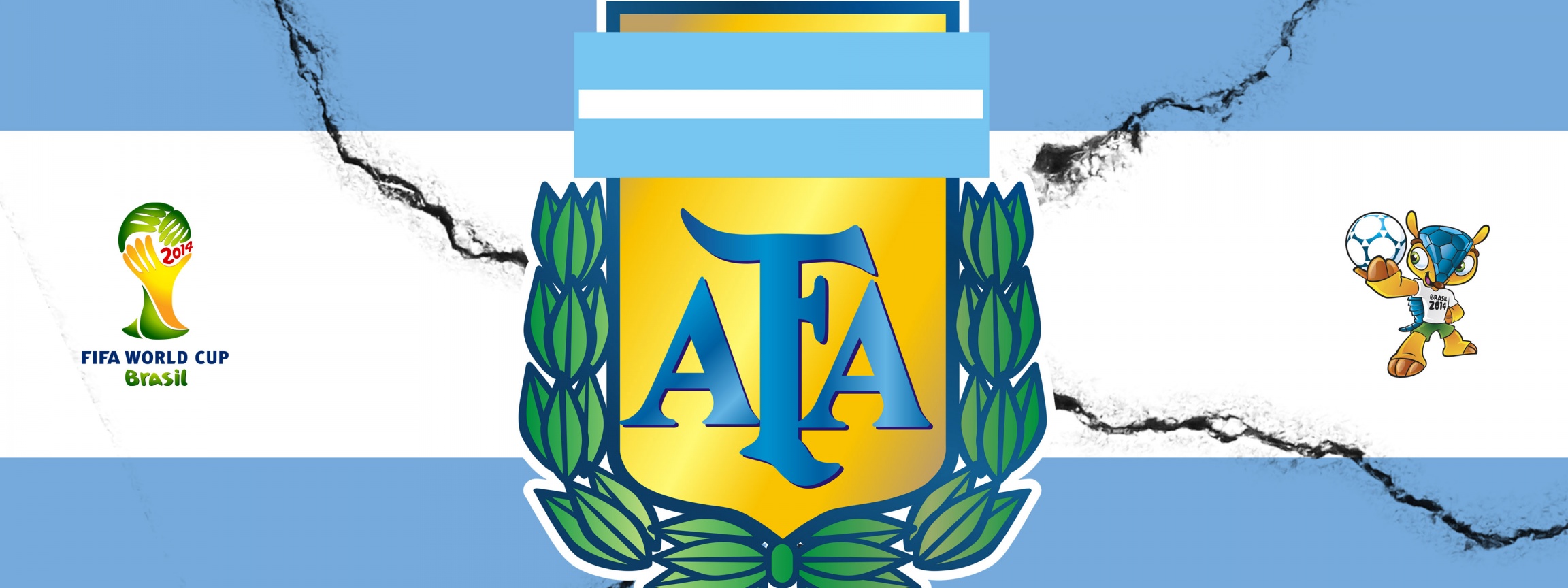 La Albiceleste Argentina Football Crest