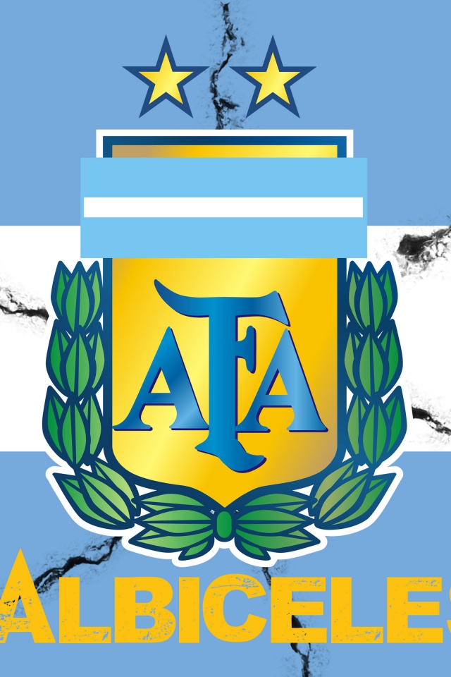 La Albiceleste Argentina Football Crest