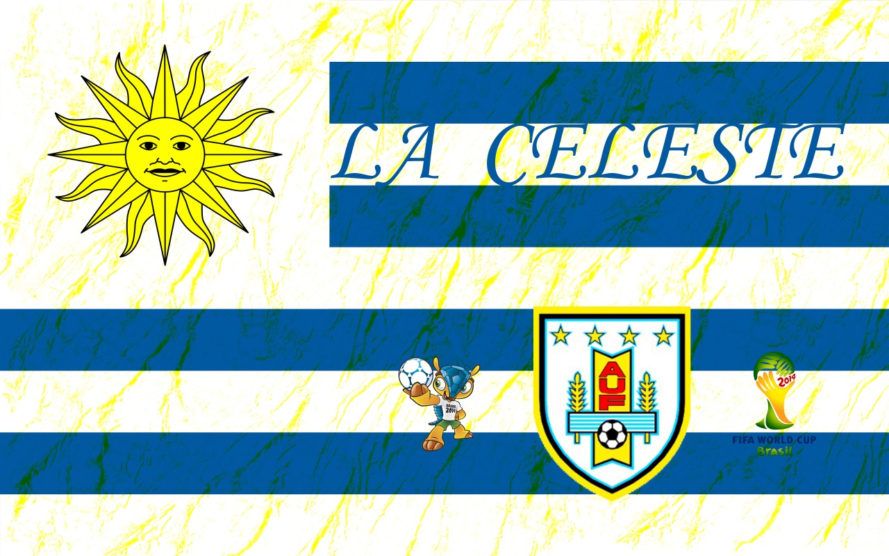 La Celeste Uruguay Football Crest Logo