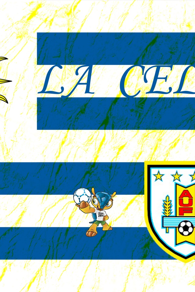 La Celeste Uruguay Football Crest Logo