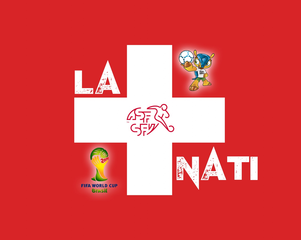 La Nati Switzerland Football Crest Logo