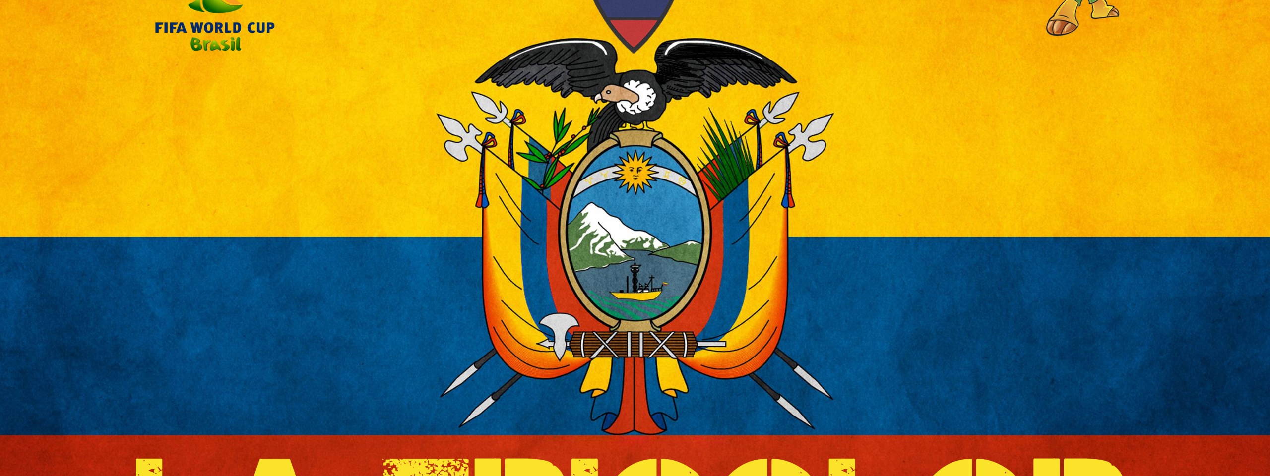 La Tricolor Ecuador Football Crest Logo