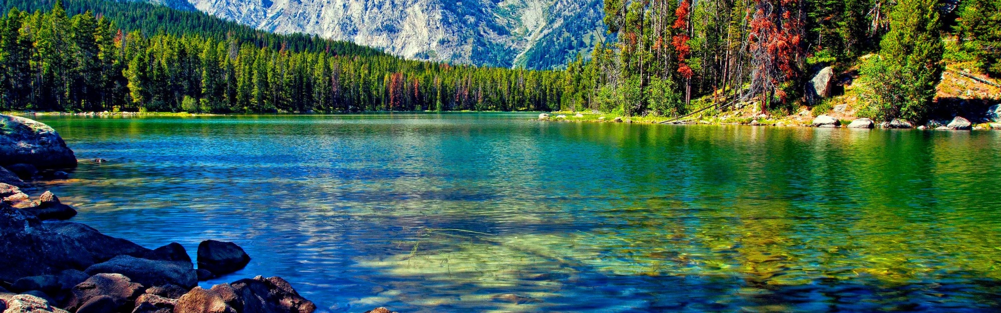 Lake And Mountains