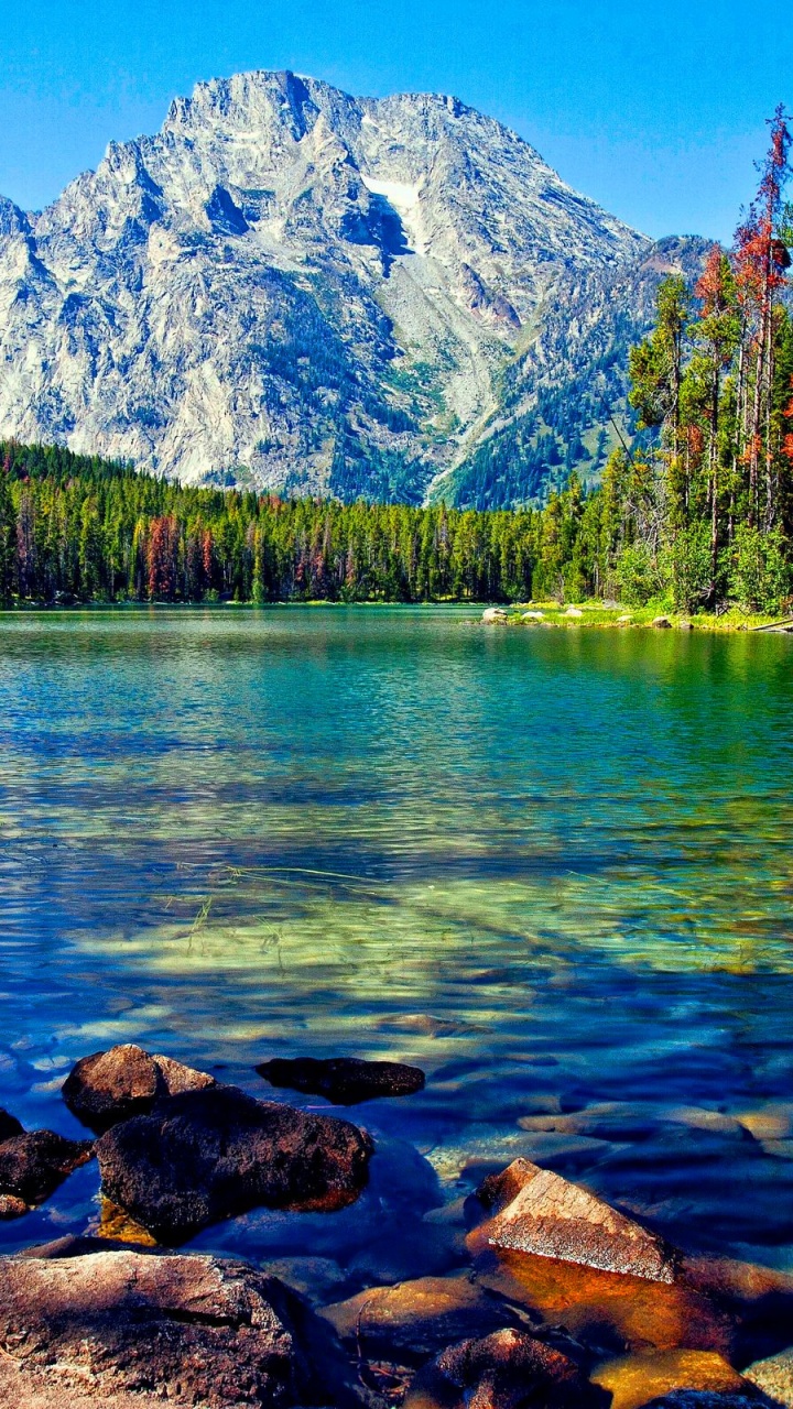 Lake And Mountains