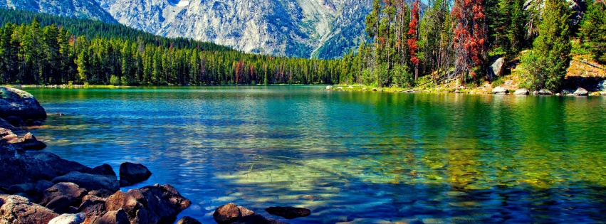 Lake And Mountains