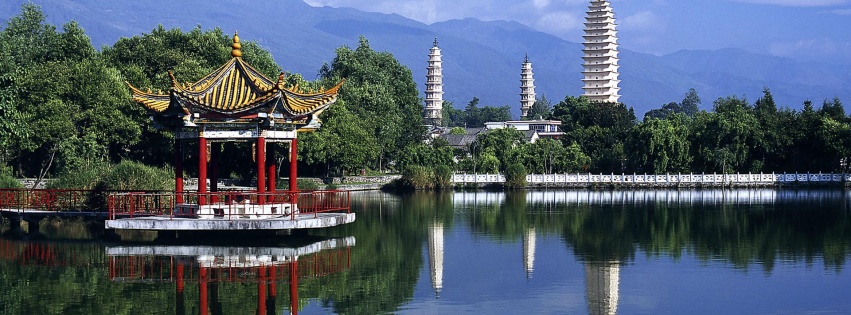 Lake Foothills China Nature Landscapes