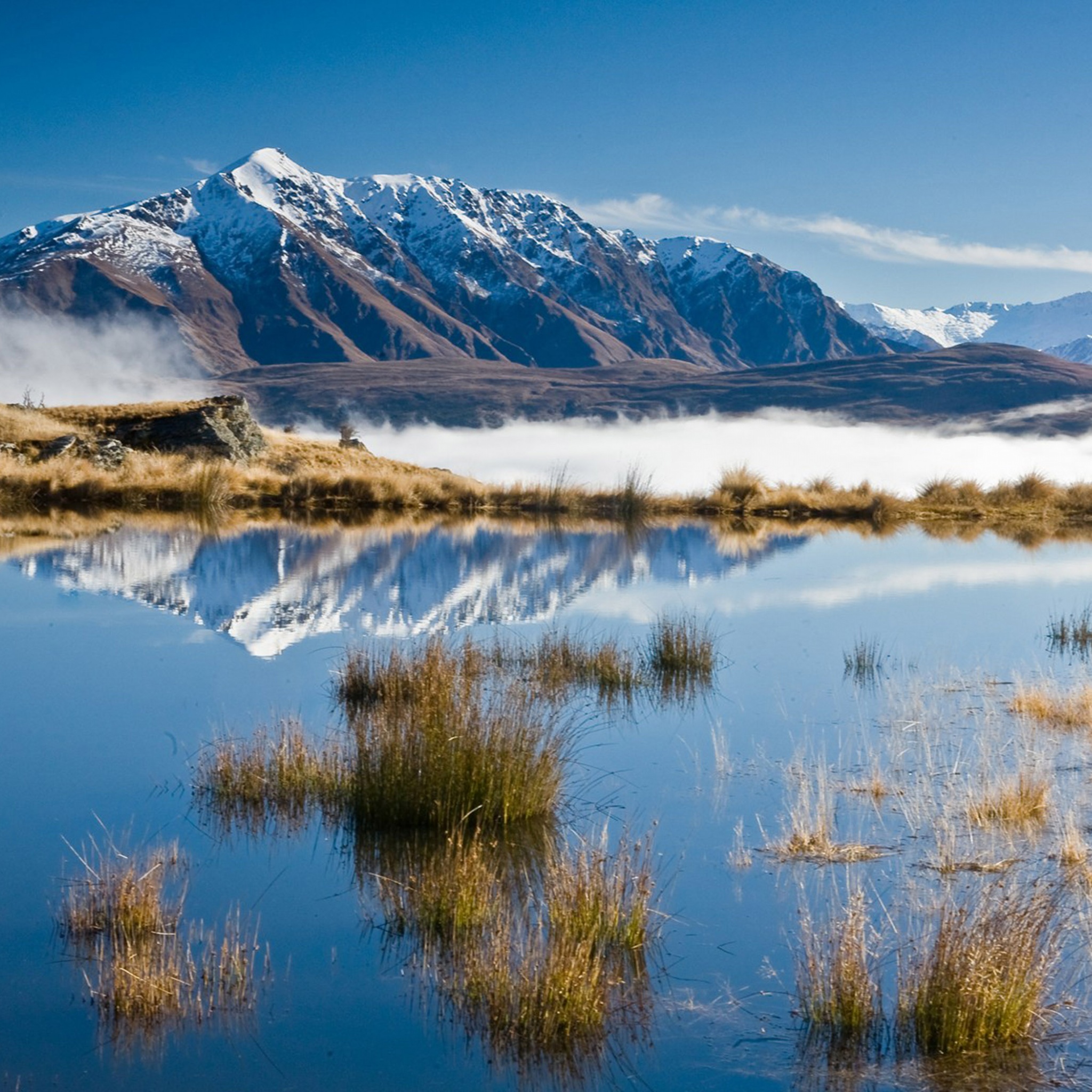 Lake In The Cloudsqueenstown New Zealand