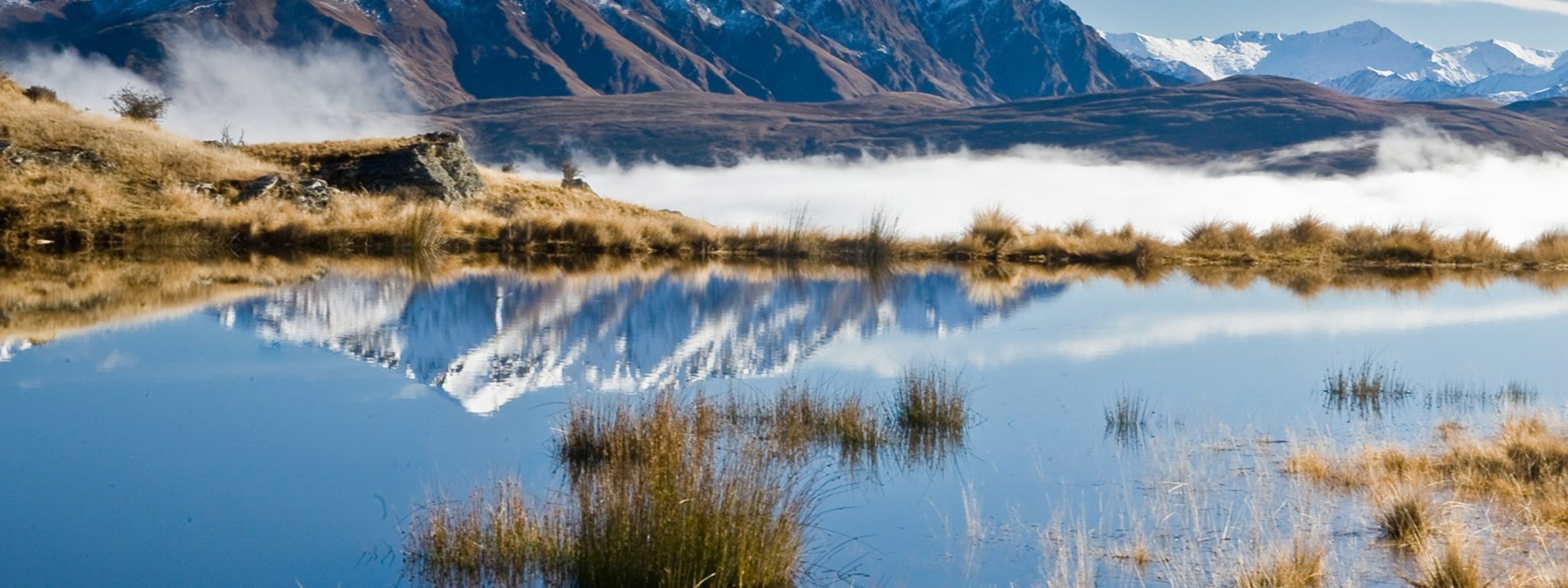 Lake In The Cloudsqueenstown New Zealand