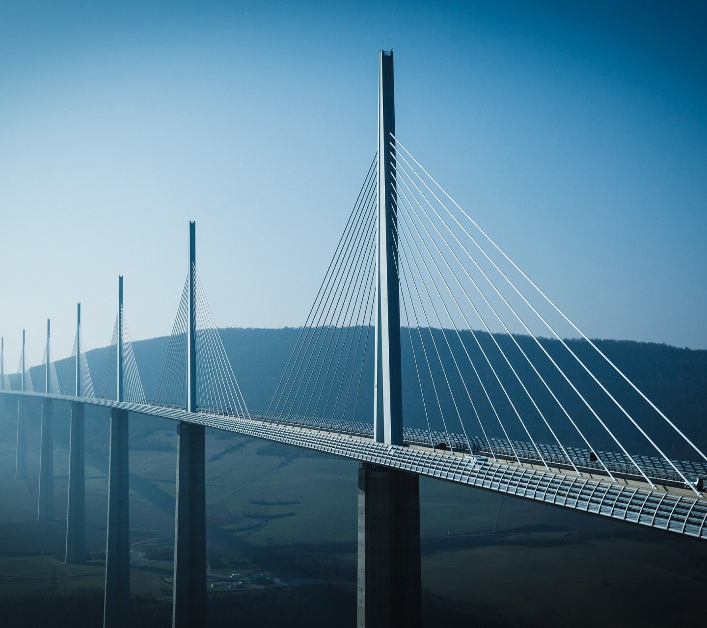 Landscape Architecture Photography Bridges Modern Skyscapes