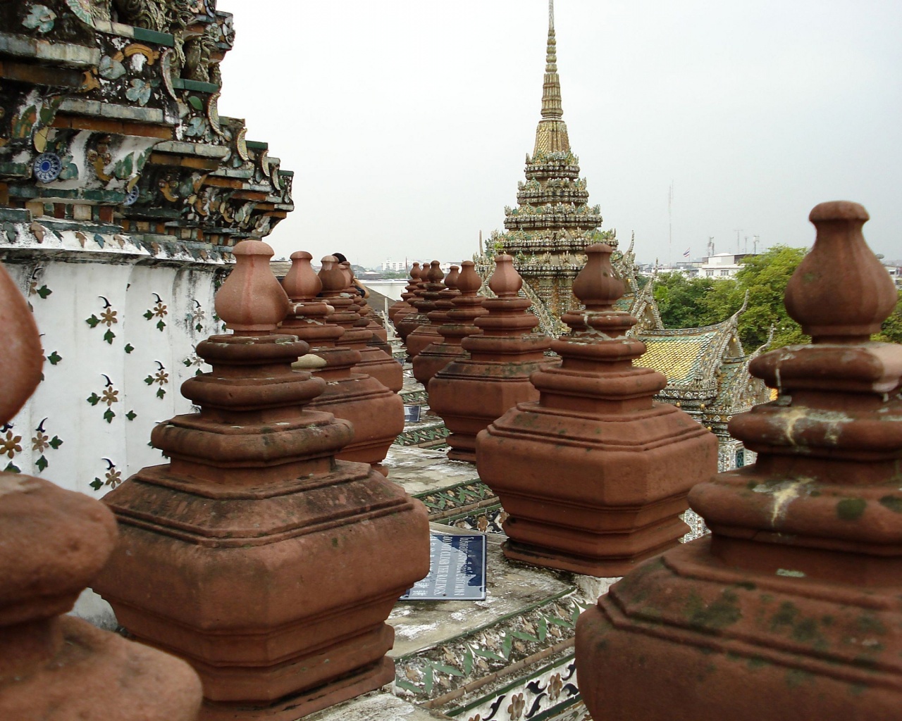 Landscape Wat Arun Bangkok Yai Bangkok Thailand