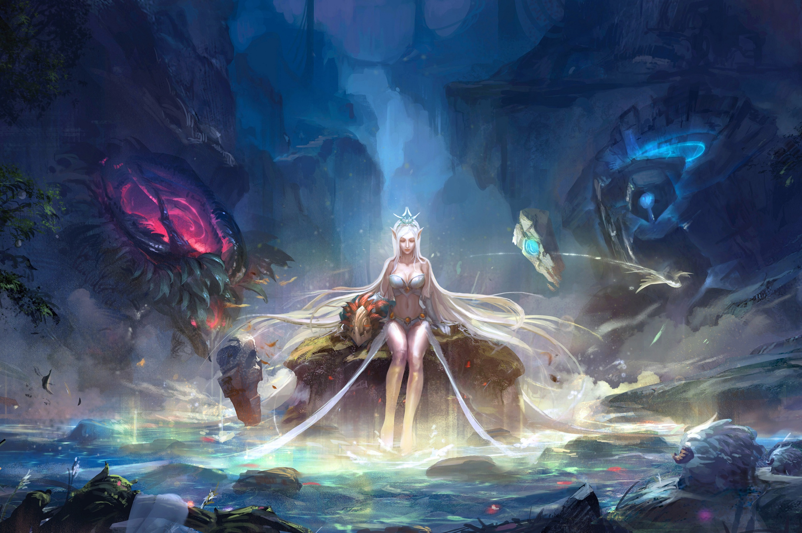 League Of Legends Janna Fantasy Girl