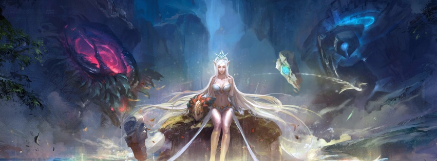 League Of Legends Janna Fantasy Girl