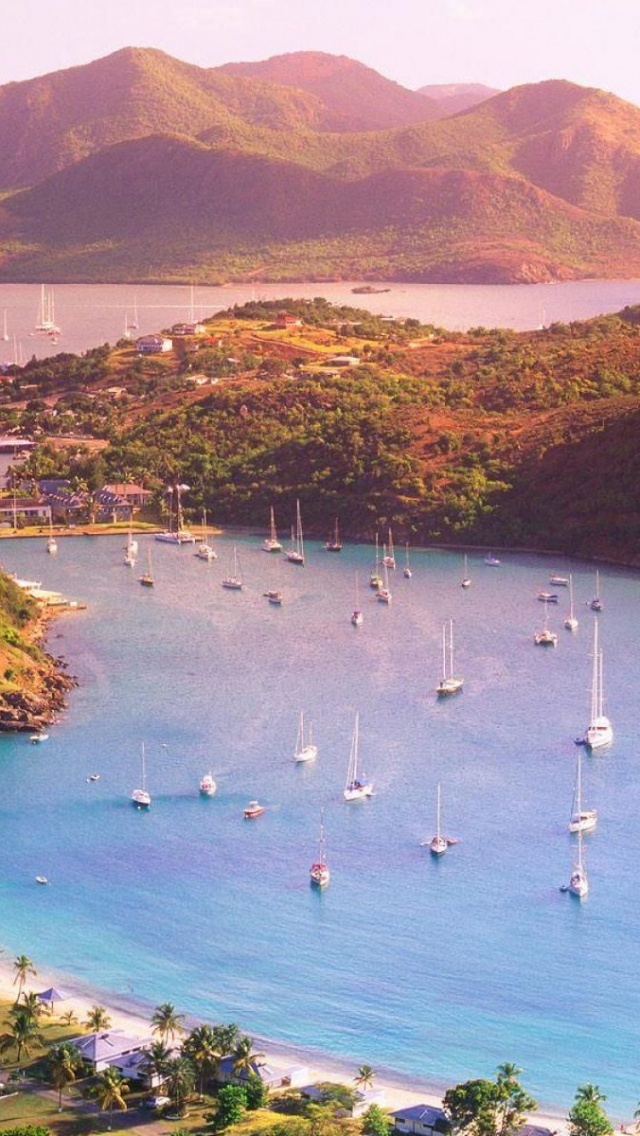 Leeward Islands Caribbean Antigua And Barbuda Waterfront Indies World Nature