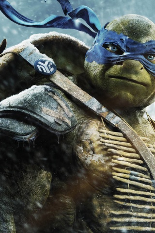 Leo In TMNT 2014 Movie