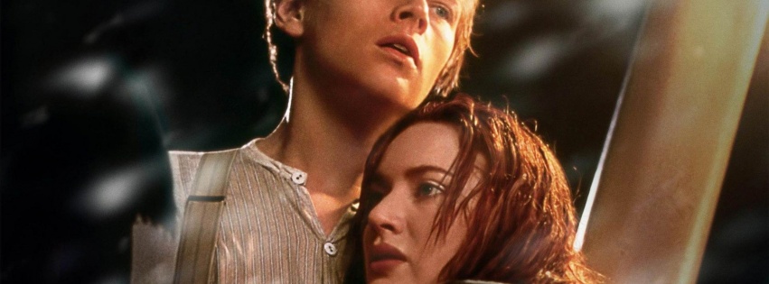 Leonardo Dicaprio And Kate Winslet In Titanic