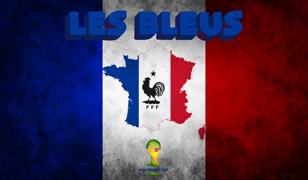 Les Bleus Football Crest France