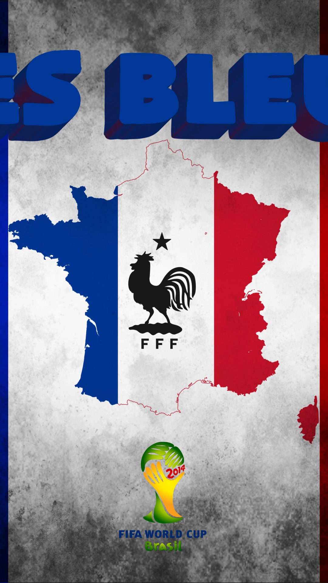 Les Bleus Football Crest France