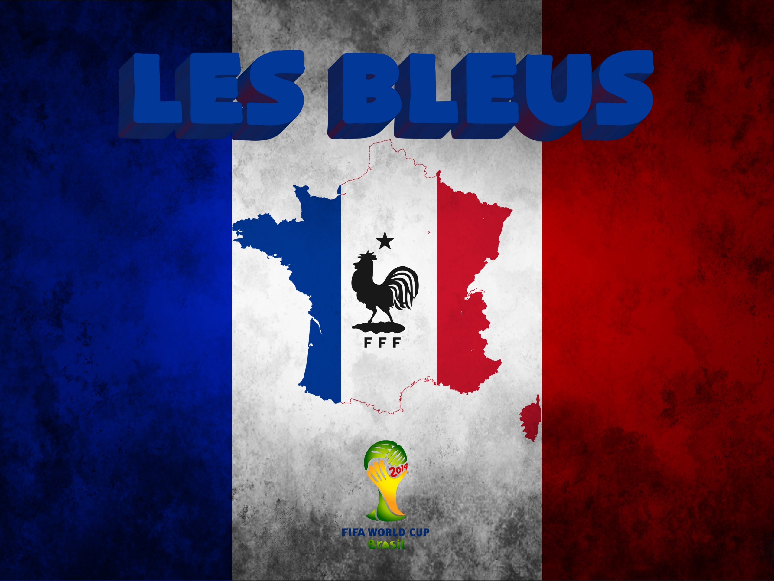 Les Bleus Football Crest France