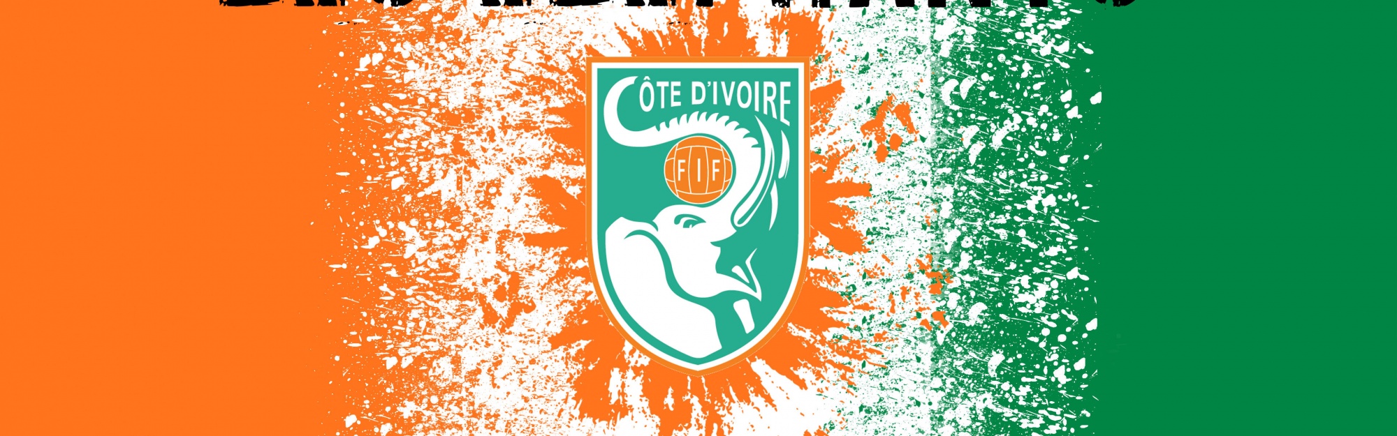 Les Elephants Ivory Coast Football Crest