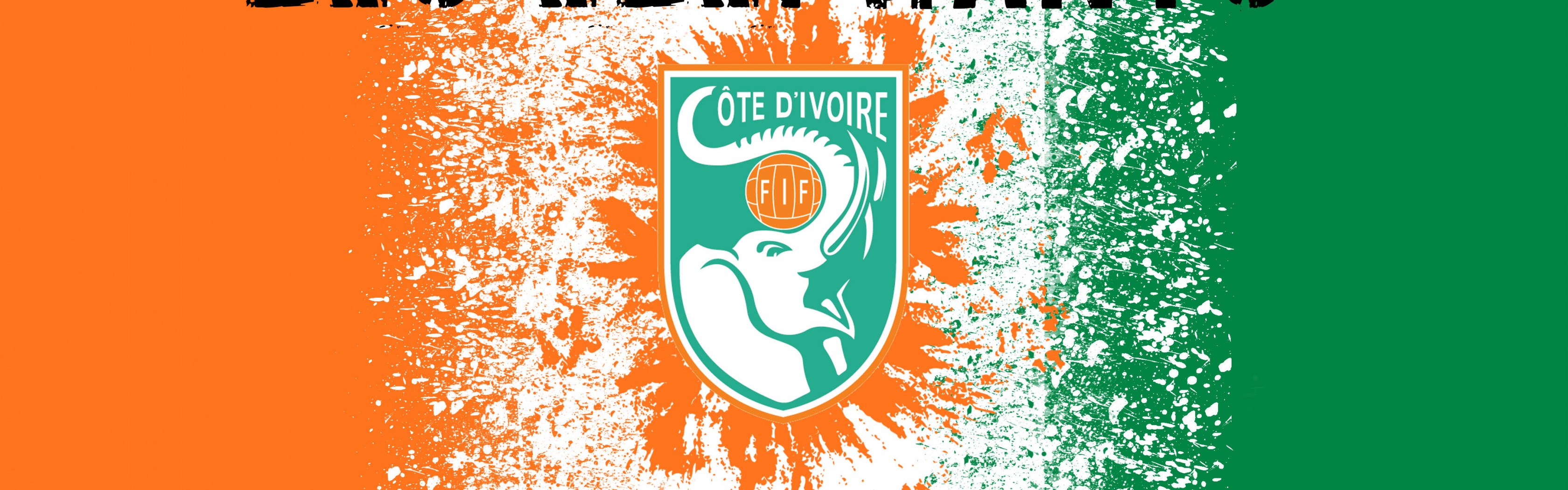 Les Elephants Ivory Coast Football Crest