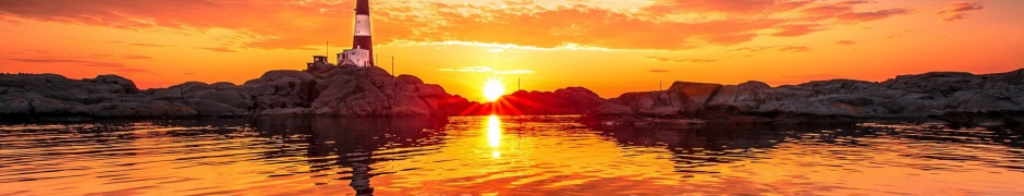 Lighthouse And Sunset