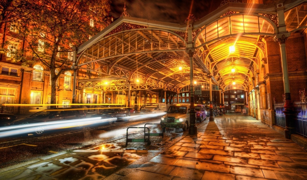 London Lights Street Evening Night City Landscape