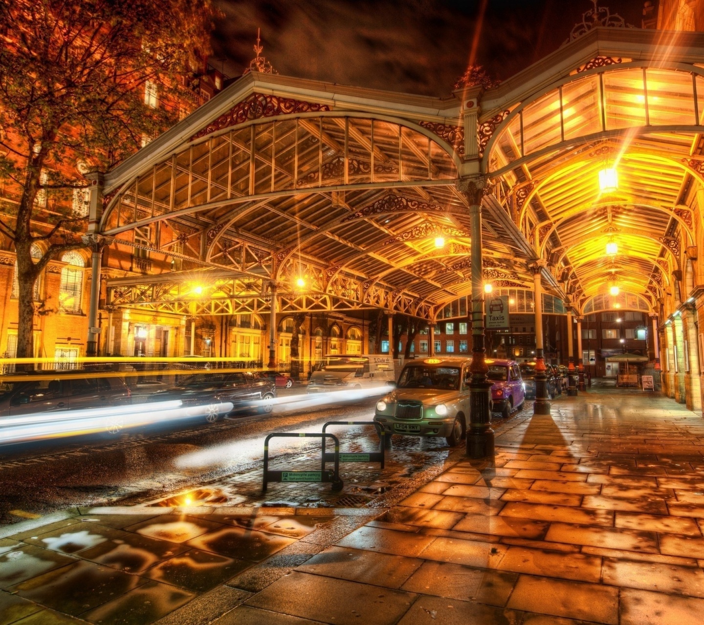 London Lights Street Evening Night City Landscape