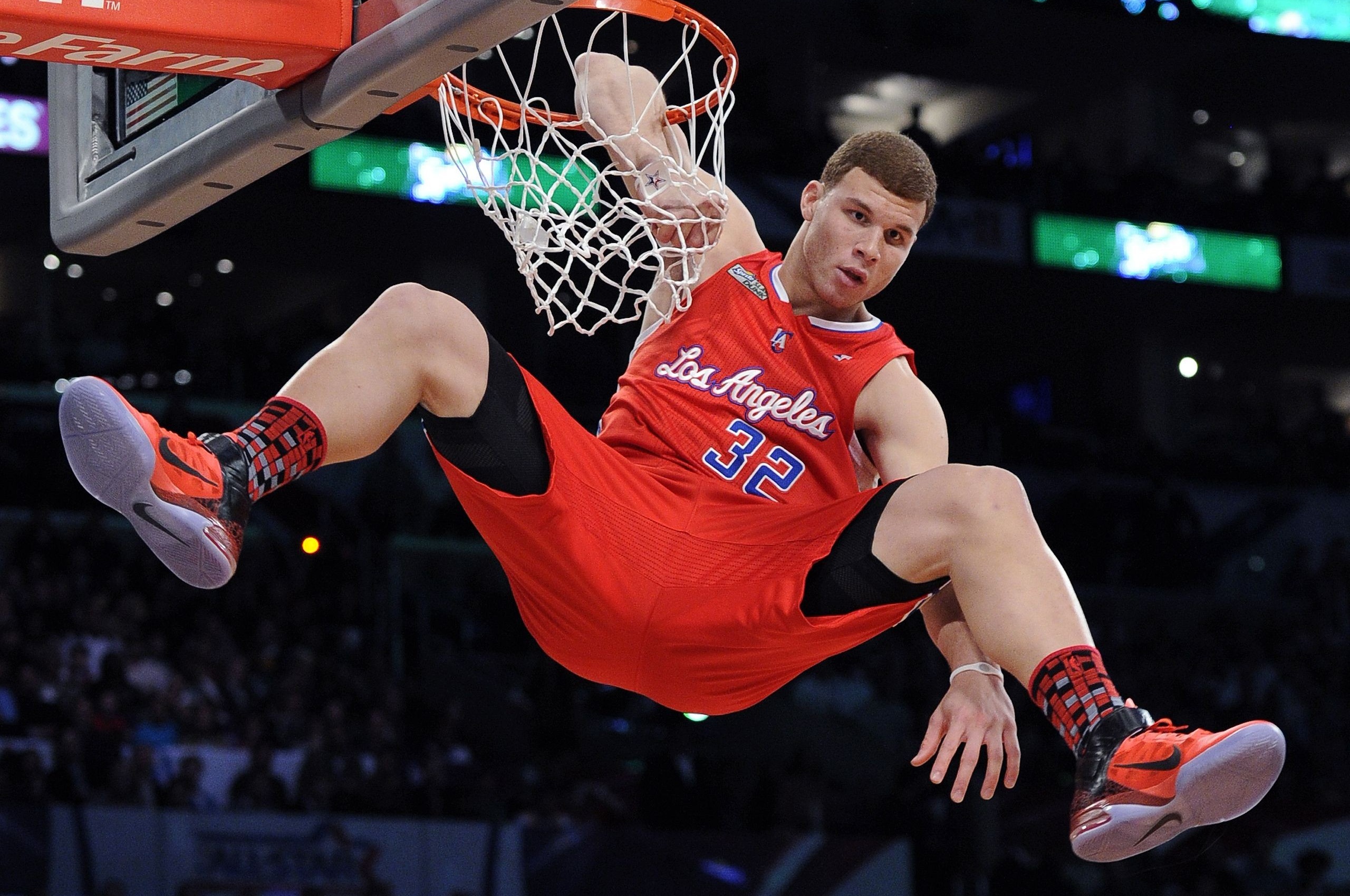 Los Angeles Clippers Nba American Professional Basketball Blake Griffin Dunks